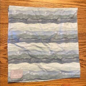 Copper Pearl Blue and Green Striped Nursing Cover